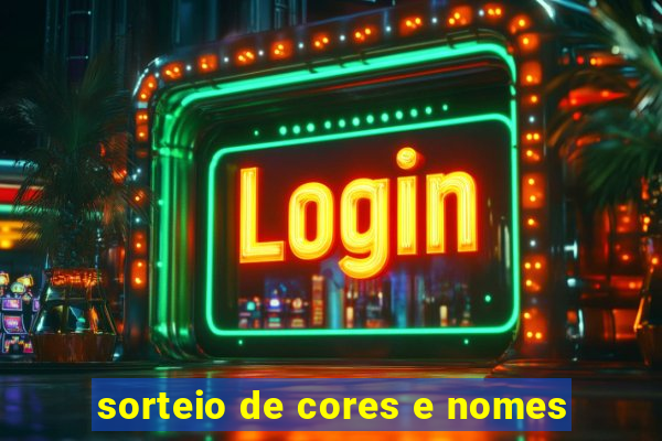 sorteio de cores e nomes